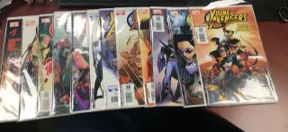 Young Avengers 1 - 12 2 3 4 5 6 7 8 9 10 11 1st Appearance Kate Bishop Stature Run