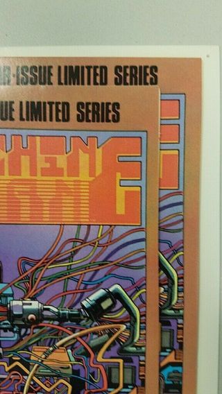 Machine Man 2 1984 Second issue series.  You get these 2 VF range copies 7