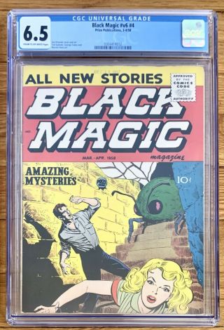 Black Magic Vol 6 4 (1958) Cgc 6.  5 Golden Age Awesomeness