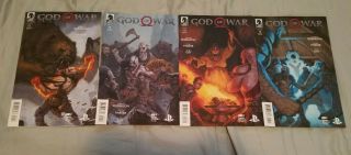 God Of War 1 2 3 4 Complete Set Dark Horse Comics 2018 First Prints