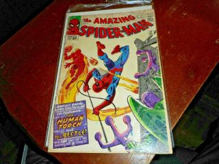 Spider - Man 21 Feb.  1965 Human Torch & The Beetle Affordable