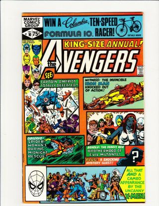 Avengers Annual 10 1981 1st Rogue Madelyn Prior Michael Golden Art Mystique App