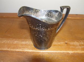 Vintage Small Meriden Marked Silverplate Pitcher Creamer Vase – Signed & Number