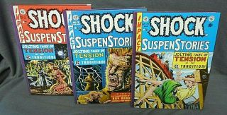 Shock Suspen Stories HC Russ Cochran The Complete EC Library 1981 1 - 18 4