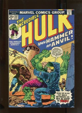 The Incredible Hulk 182 (7.  0) Key Issue Early Wolverine With Coupon