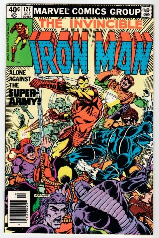 Marvel Invincible Iron Man 127 - Nm Oct 1979 Vintage Comic
