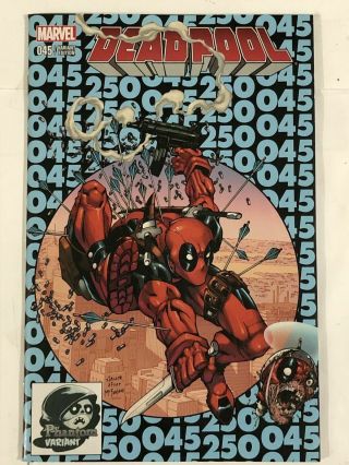 Deadpool 45 Marvel Nm/vf Phantom Color Variant Cover Todd Nauck Asm 300 Homage