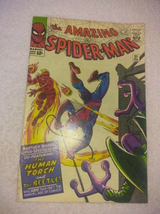 Marvel Comic The Spider - Man 21 Feb 1965