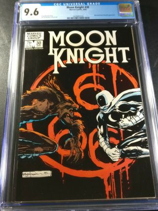 1983 Marvel Moon Knight 30 Cgc 9.  6 Wp