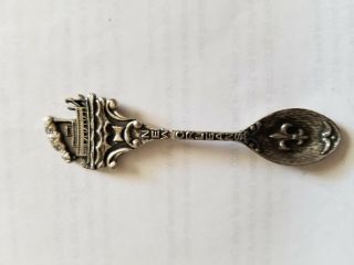 Vintage Collectible Souvenir Spoon,  3 - 1/2 ",  Gish,  Orleans,