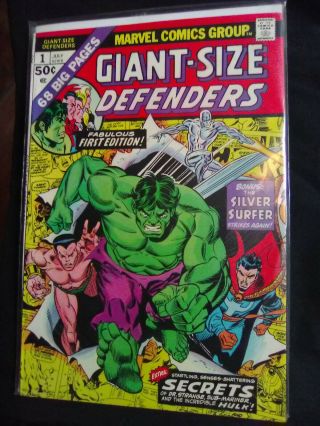 Giant - Size Defenders 1 (jul 1974,  Marvel) Starlin - Ditko - Kirby