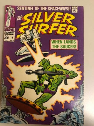 The Silver Surfer 2 (oct 1968,  Marvel) Mid Grade