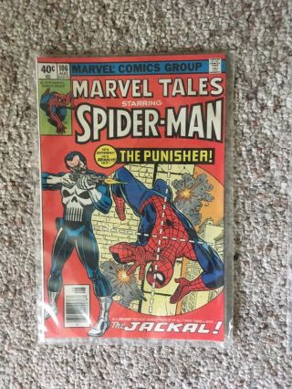 Marvel Tales 106 1979 Spider - Man 129 1st Punisher Jackal