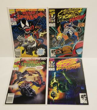 Spirits Of Venom Complete Set: Web Of Spiderman 95/96/spirits Of Vengeance 5/6