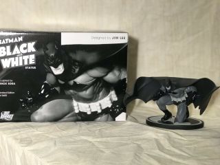 Batman Black And White Statue Jim Lee Hush Dc Direct Collectible First Edition