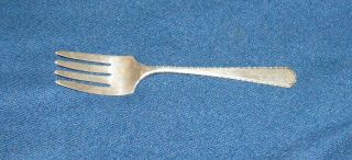 Sterling Silver Baby Fork Made By Weidlich In The Virginia Pattern