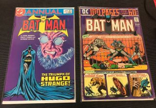Batman 256 (may - Jun 1974,  Dc) Annual No 10 1986 Hugo Strange Bagged & Boarded