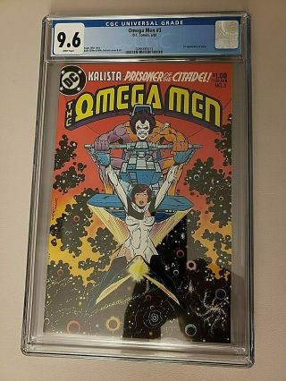 Omega Men 3 Cgc 9.  6 White Page 1st Appearance Lobo Dc Movie Graded Combined S/h