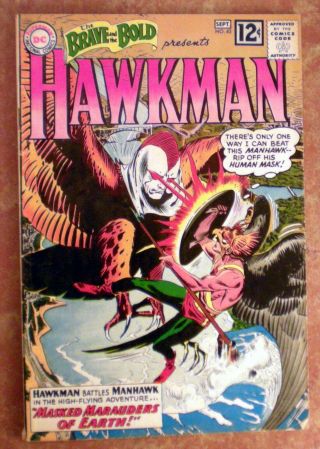 Brave And The Bold 43 (sept. ,  1962) ; Hawkman;
