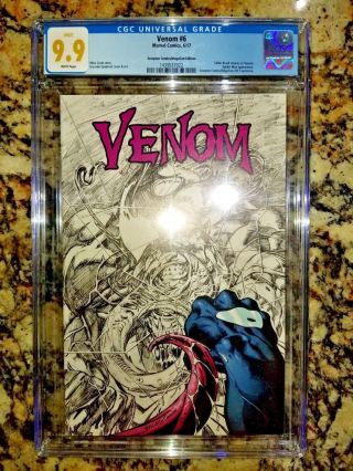 Venom 6 Cgc 9.  9 Megacon 2017 Mark Bagley Sketch Rare