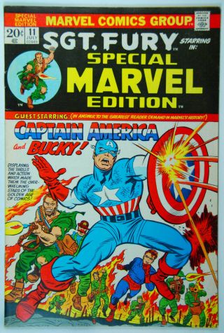 Special Marvel Edition 11 Sgt.  Fury Jack Kirby 9.  0