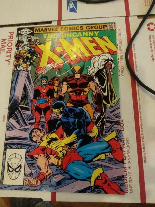 Uncanny X - Men 155 1st Brood Signed Chris Claremont 1982 Marvel Comics