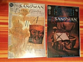Sandman Vol 19 And 21 Dc Vertigo Comics Overture Gaiman 1990