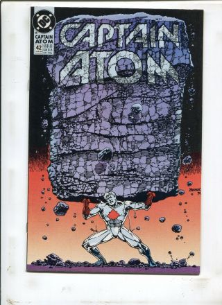 Captain Atom 42 The Long Journey Home (9.  2) 1990 Signed By Pat Broderick