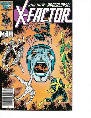 X - Factor 6 (jun,  1986,  Marvel) 1st Full Apocalypse