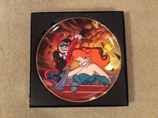 Dc Warner Bros Collectors Plate Batman Animated Harley & Ivy 146 - Great Shape