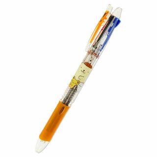 Pompom Purin Clip On Slim 3 Color Ballpoint Pen Sanrio 0.  7mm Kawaii Cute F/s