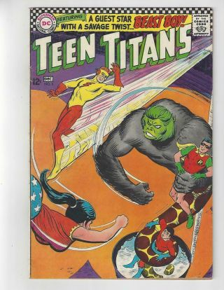 Teen Titans 6/silver Age Dc Comic Book/beast - Boy Tryout Issue/fn
