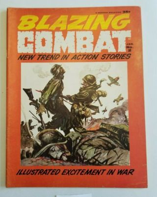 Blazing Combat 2,  Jan 1965,  Fn,  Frank Frazetta Cover (mark 
