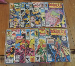 Warlock And The Infinity Watch 1 - 10 (marvel 1992) Thanos Set