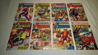 Avengers 189 190 192 193 194 197 198 199 Vf To Vf - 8.  0 7.  5 Bronze Age