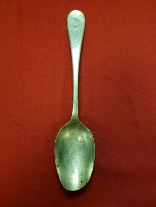 Antique Wwii Us Military Army Mess Hall Serving Table Spoon Wallace
