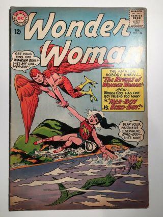 Wonder Woman 144 (1964) Mid/higher Grade,  1st Bird - Boy Wonder Girl,  Mer - Boy