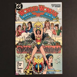 February 1987 Dc Comics Wonder Woman 1 By Potter And Perez