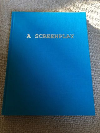 " A Screenplay " (good Omens) : Signed By Neil Gaiman (32/500) Very Rare