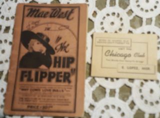 Vintage 1930s ◇ Tijuana Bibles Scarce Comics ◇ Mae West In " The Hip Flipper "