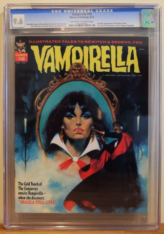 Vampirella 18 Cgc 9.  6 - Ow/w Pages 2nd Full App.  Of Dracula In The Title