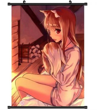 @002 Anime Poster Spice And Wolf Home Decor Hd Print Wall Scroll 40 60cm