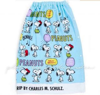 Snoopy Peanuts Cotton Beach Pool Towels Bath Towel Water Absorbent Multi - Purpose