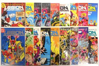 Legion Of Superheroes 1 - 37,  39 - 63,  (1984) Dc Low To Mid Grade Set