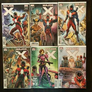 Major X 1 To 6 Nm 2019 Complete Marvel Mini Series All 1st Printings