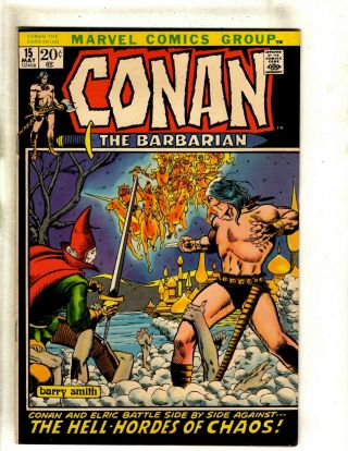 Conan The Barbarian 15 Vf Marvel Comic Book Kull King Red Sonja Warrior Rs1