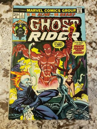 Ghost Rider 2 - 1st App Of Damion Hellstrom (son Of Satan) Very Book
