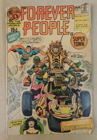 1971 Dc Comics The Forever People Of Town March 1 1st Appearance Darkseid