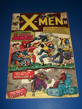 Uncanny X - Men 9 Silver Age Avengers Wow Huge Key Vg