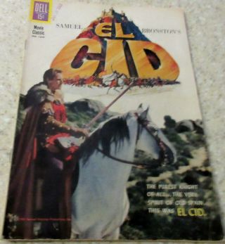 El Cid Four - Color 1259,  (vg/fn 5.  0) 1962 Charlton Heston Cover 30 Off Guide
